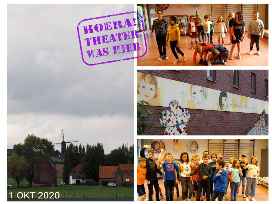 collage-Hoera-theaterworkshop-2x-slapstick-2-en-4lj-Veldschool-Dentergem-1-okt-2020-STEMPEL-EN-DATUM