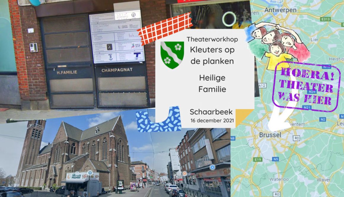 drama voor kleuters in heel Vlaanderen en Nederland, hier in Schaarbeek, Brussel