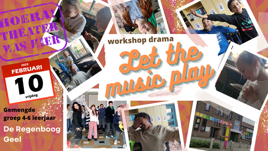 workshop drama: leerlingen laten zich inspireren door muziek