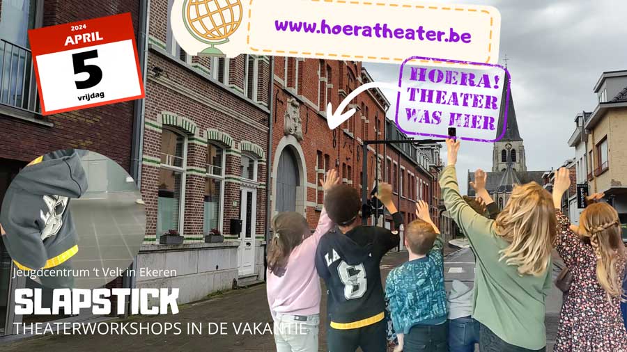 slapstick workshop theater in de vakantie voor kinderen
