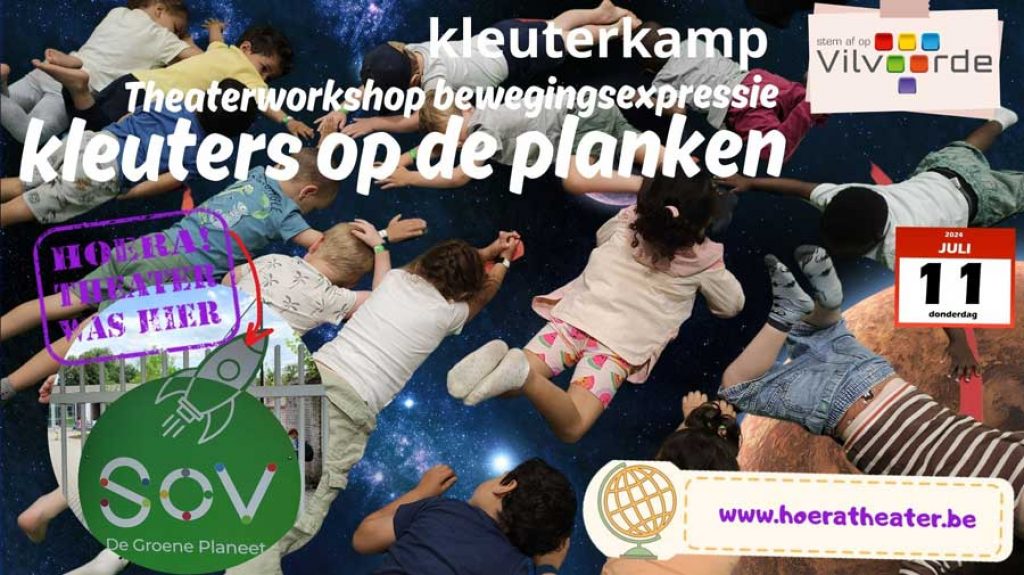 toneel workshop kleuters beweging expressie